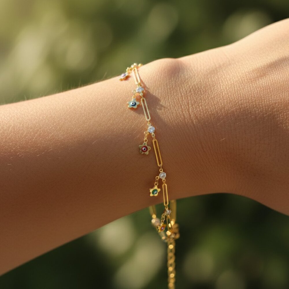 "Trendy Handmade Bracelet – A Stylish Gift for Women & Girls, MAR091449